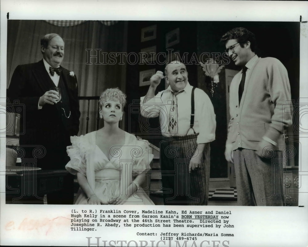 1989 Press Photo Born Yesterday casts-Broadway - cvb21742 - Historic Images