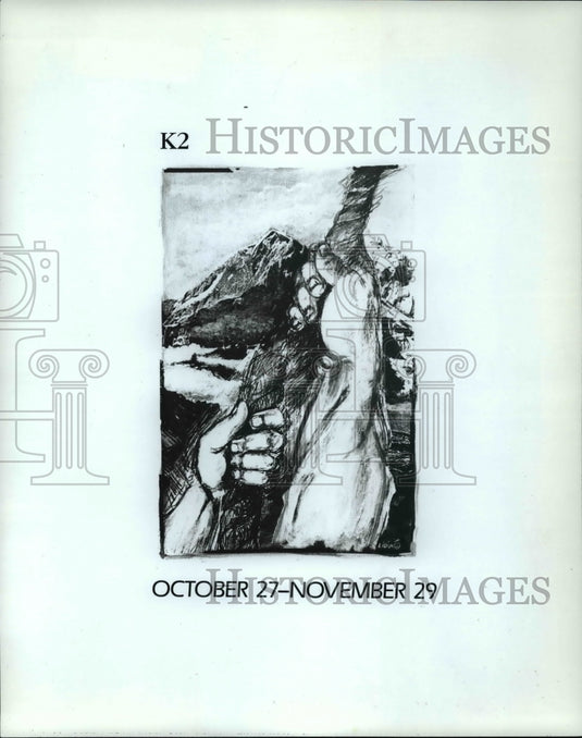 1987 Press Photo "K2" October 27-November 29 - cvb21863 - Historic Images