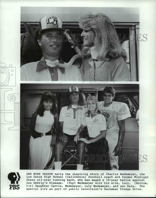 Press Photo "One More Season" the story of Charlie Wedemeyer. - cvb21923 - Historic Images