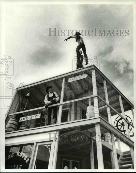 1984 Press Photo Stunt Persons - cvb21986 - Historic Images