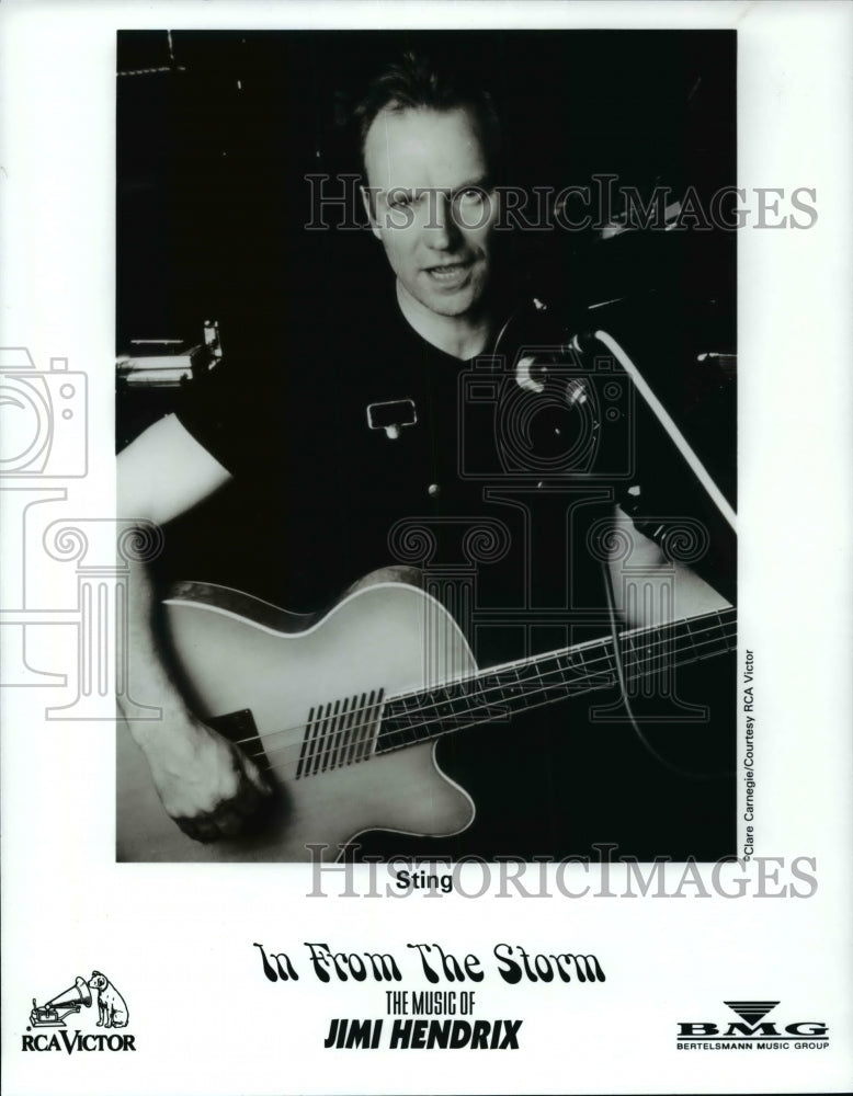 1998, Sting performs In From the Storm the music of Jimi Hendrix - Historic Images