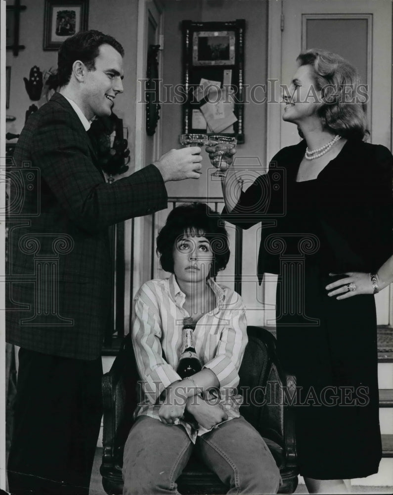 1965 Richard Roat, Monica Moran, Patricia Cutts in Any Wednesday-Historic Images