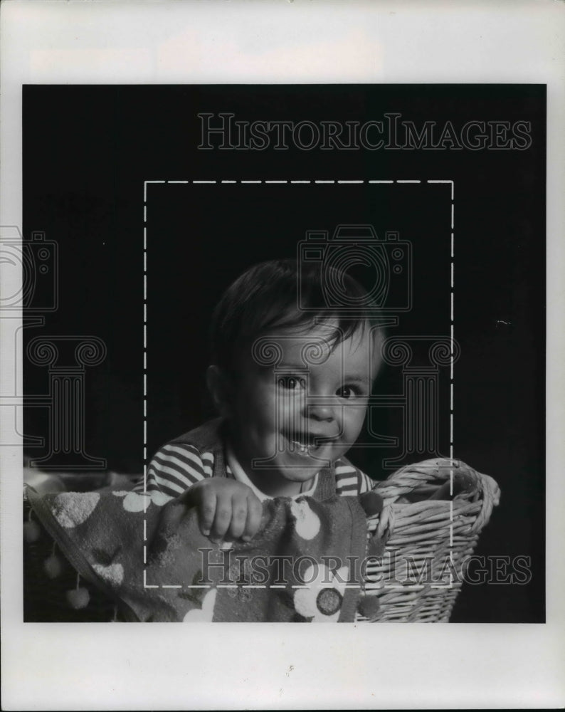 1973 Press Photo A closeup on a smiling infant - cvb22112 - Historic Images