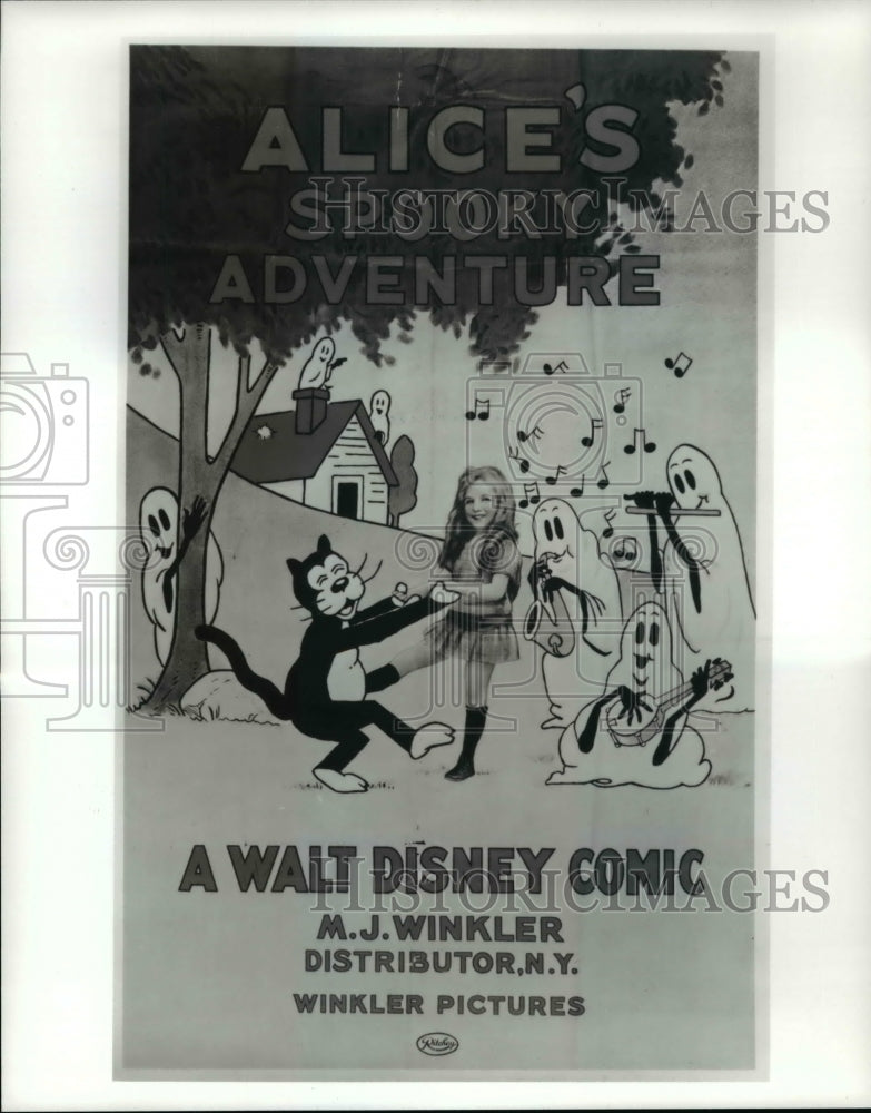 1994 Press Photo Disney in Wonderland:The Silent Cartoons of Walt Disney - Historic Images