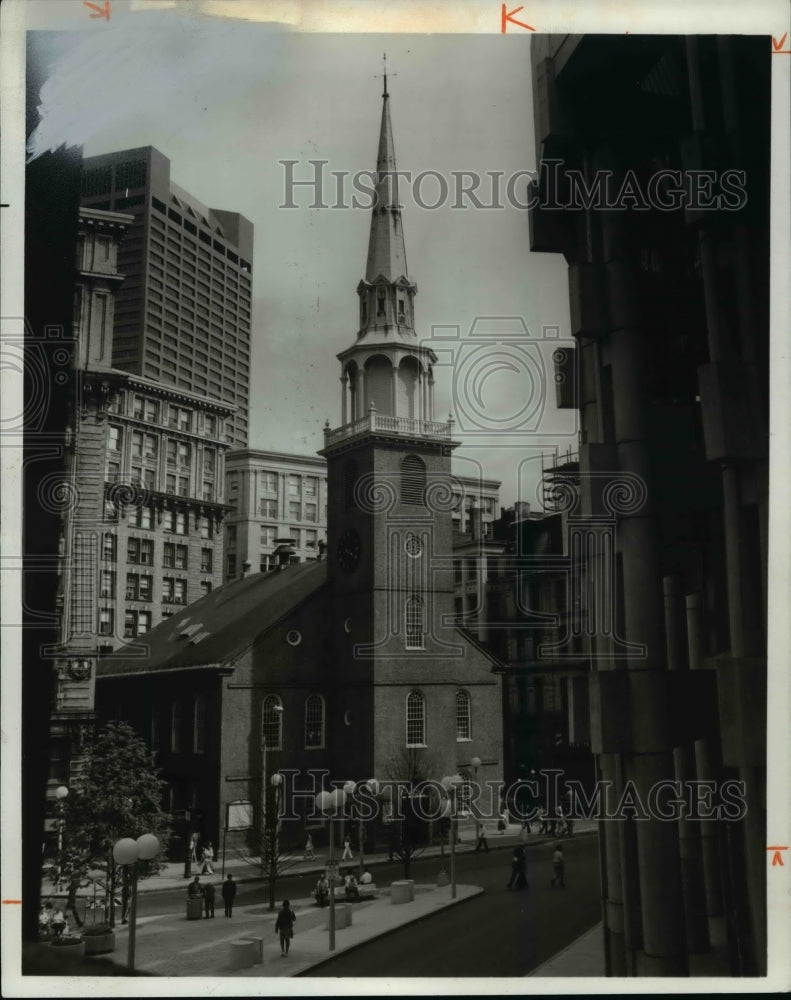 1975 Press Photo Old South Meeting House Boston, Massachusetts - cvb22151 - Historic Images