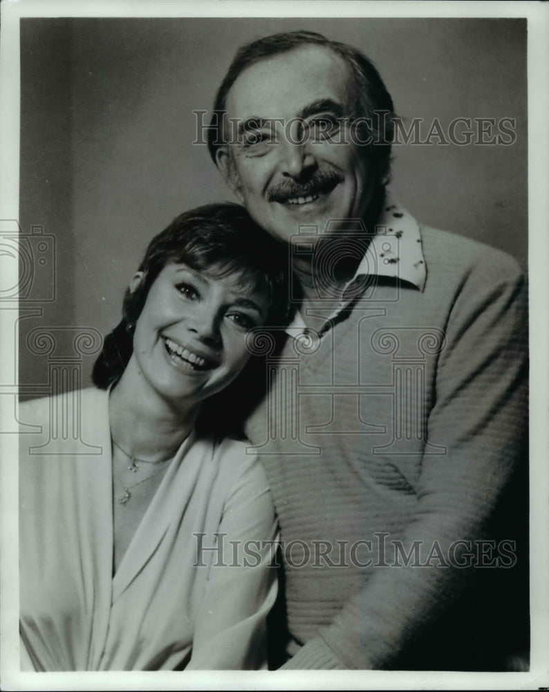 1981 Press Photo Bill Macy and Patricia Harty in I ought to be in Pictures - Historic Images