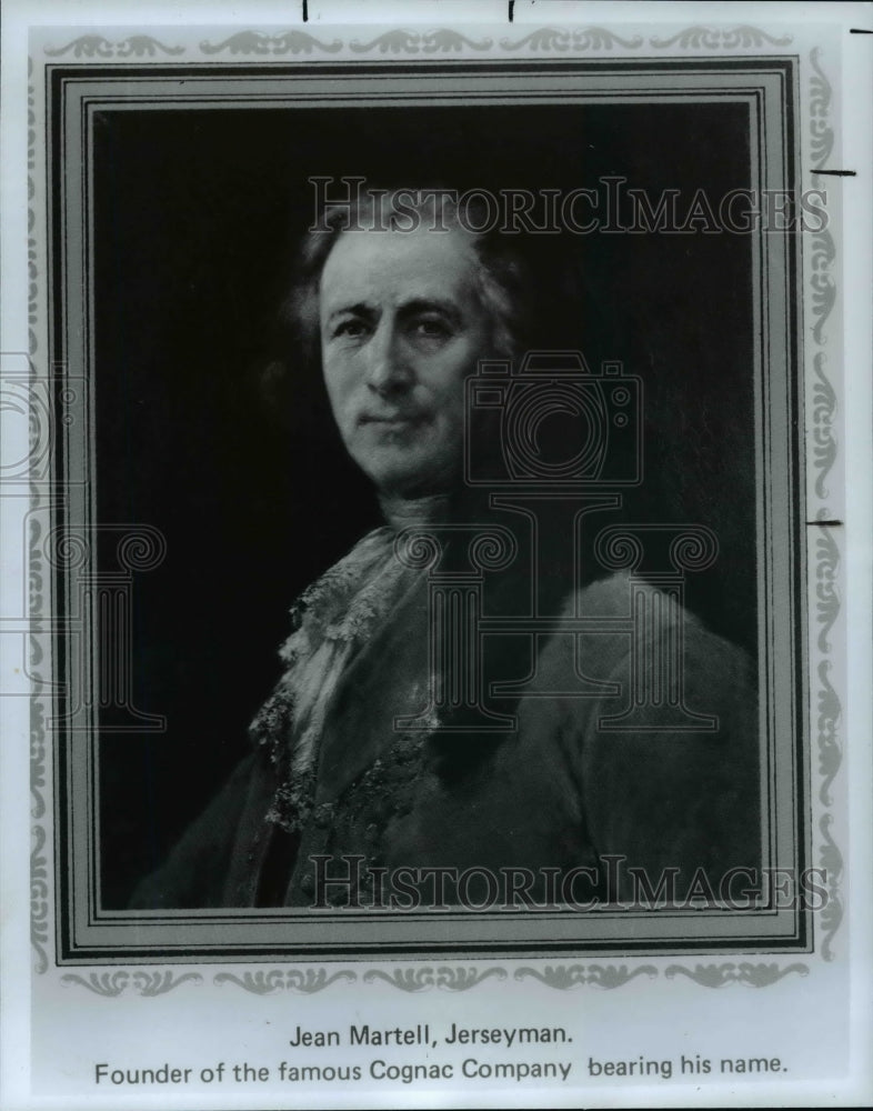 1987, Portriat of Jean Martell, Jerseyman. - cvb22397 - Historic Images