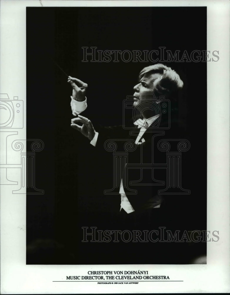 1992, Christoph Von Dohnanyi, Music Director, The Cleveland Orchestra - Historic Images