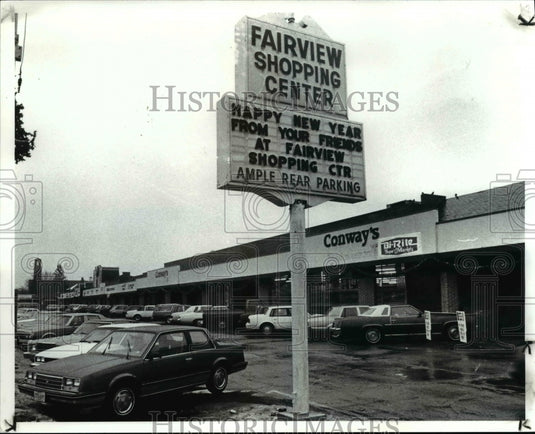 1986 Press Photo Conway's Supermarket - cvb22614 - Historic Images