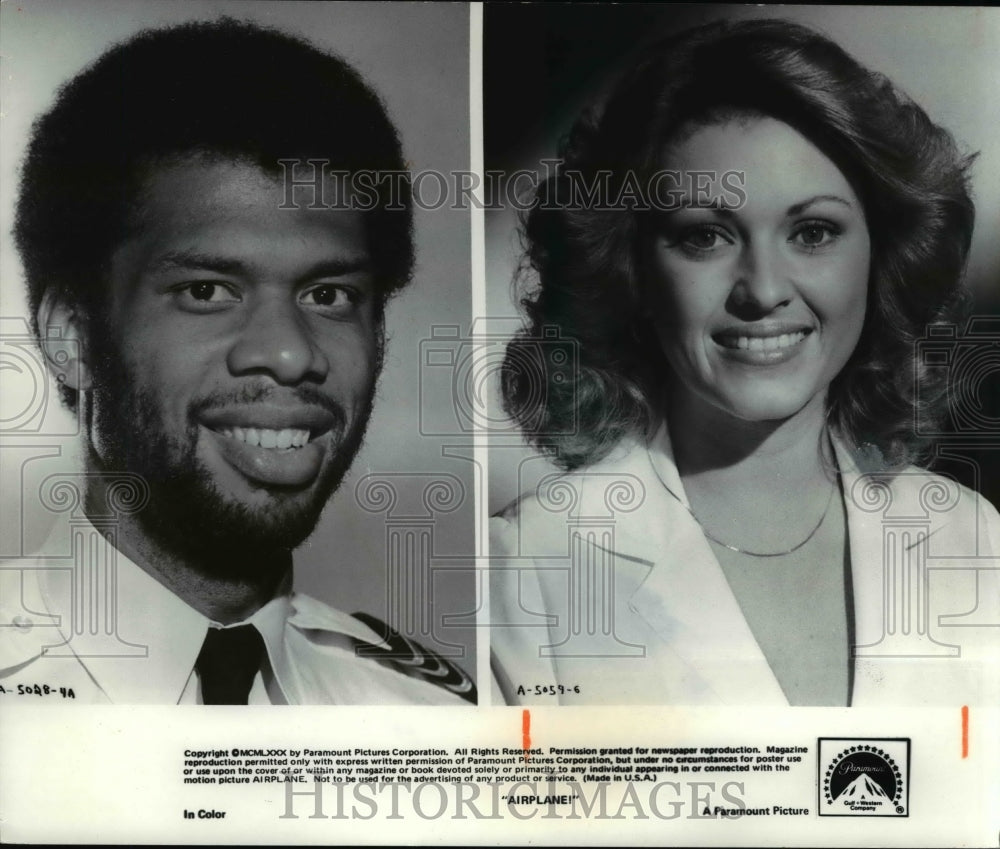 1980 Press Photo Lorna Patterson-Airplane - cvb22697 - Historic Images