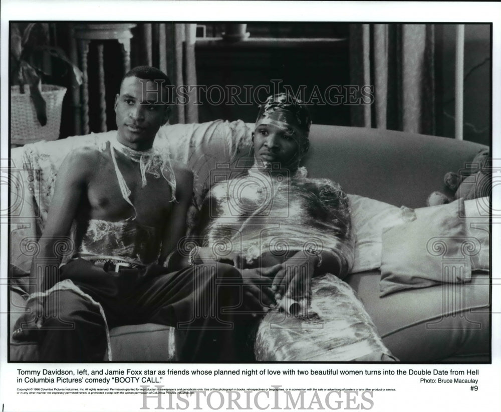 1996 Press Photo Tommy Davidson &amp; Jamie Foxx in Booty Call - cvb22736 - Historic Images