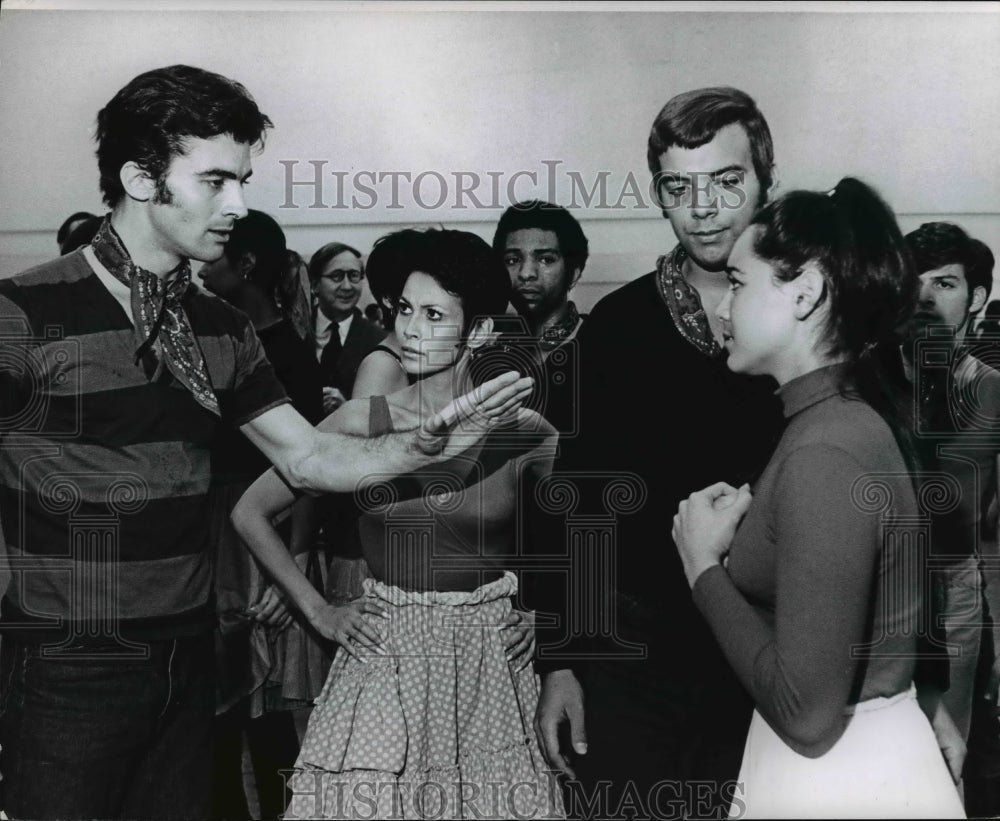 1968 Press Photo Alan Castner, Barbara Luna, Bobby Capo Jr, Victoria Mallory-Historic Images