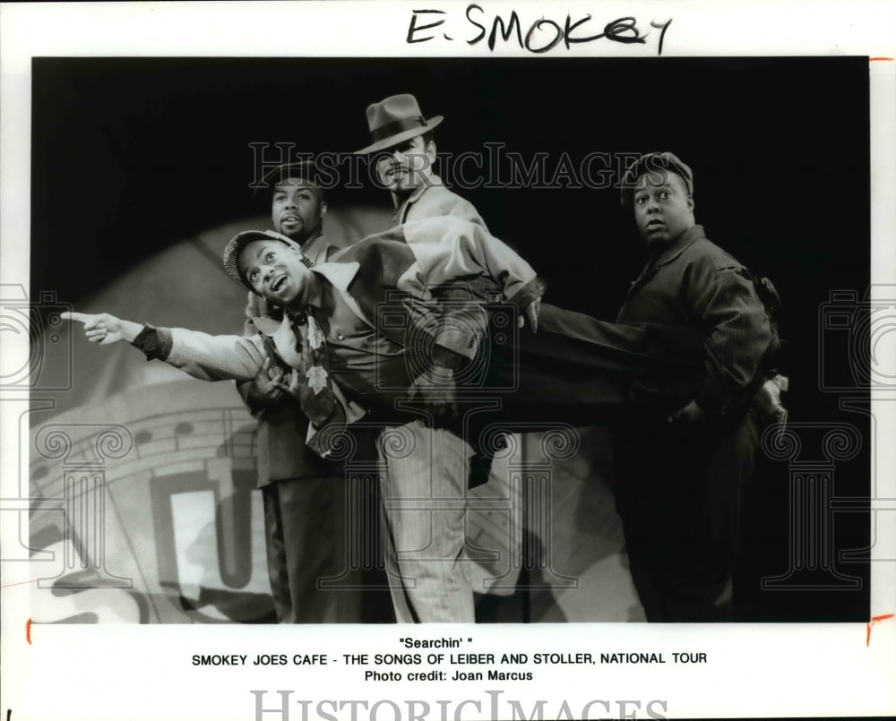 1996 Press Photo Smokey Joe&#39;s Cafe- The Songs of Lieber and Stroller, Nat&#39;l Tour - Historic Images