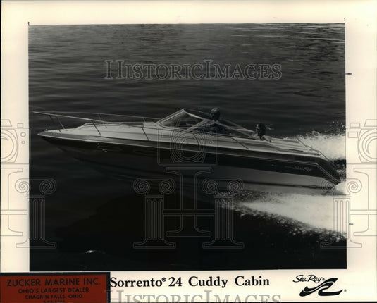 1987 Press Photo Sorrento 24 Cuddy Cabin - cvb22857 - Historic Images