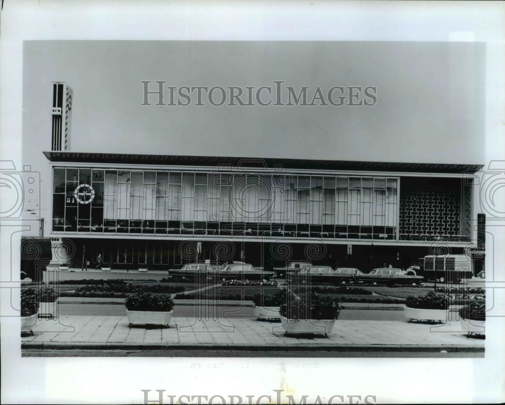 1979 Press Photo Contemporary railroad station in Eindhoven city, Netherlands - Historic Images