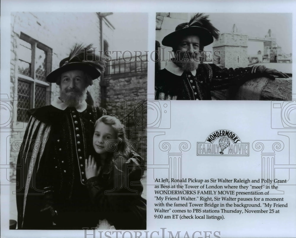 Press Photo Ronald Pickup and Polly Grant in &quot;My Friend Walter&quot; on PBS-Historic Images