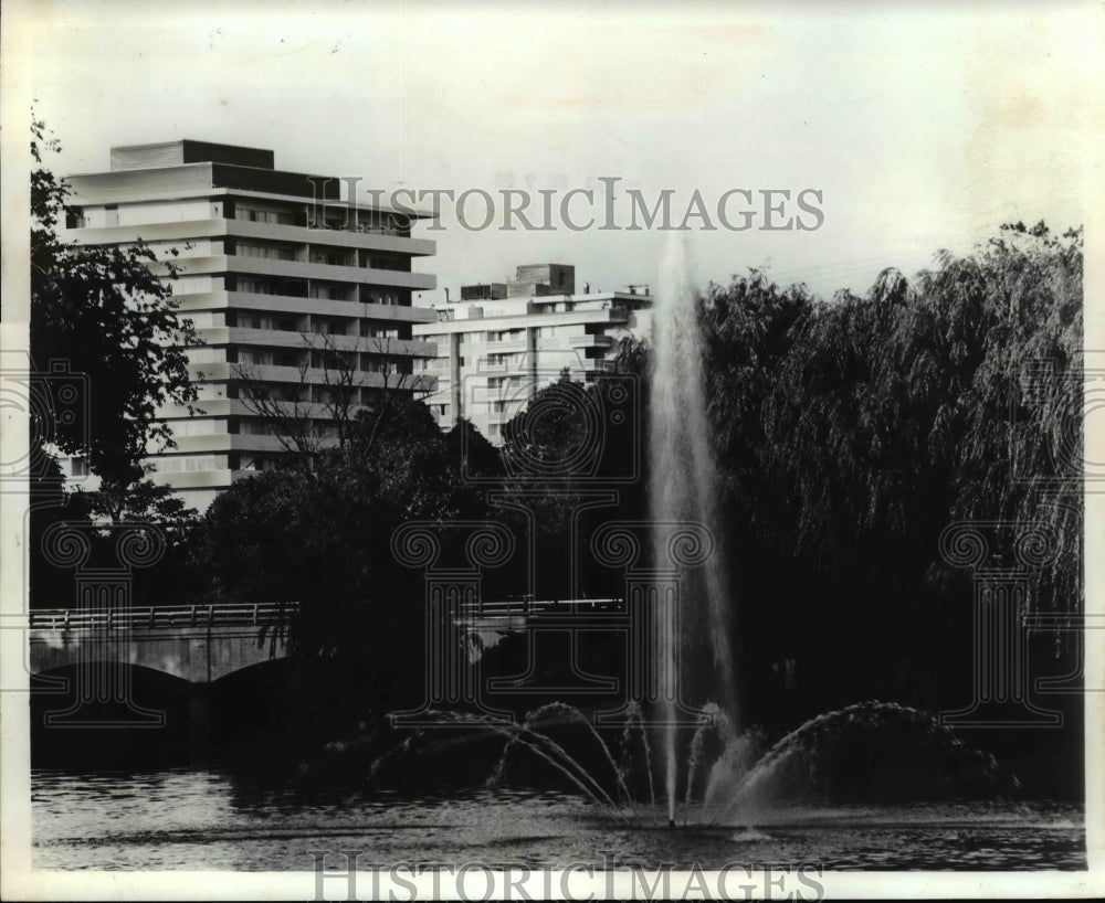 1972 Press Photo Beautiful Turtle Creek, Dallas Texas - cvb23073 - Historic Images