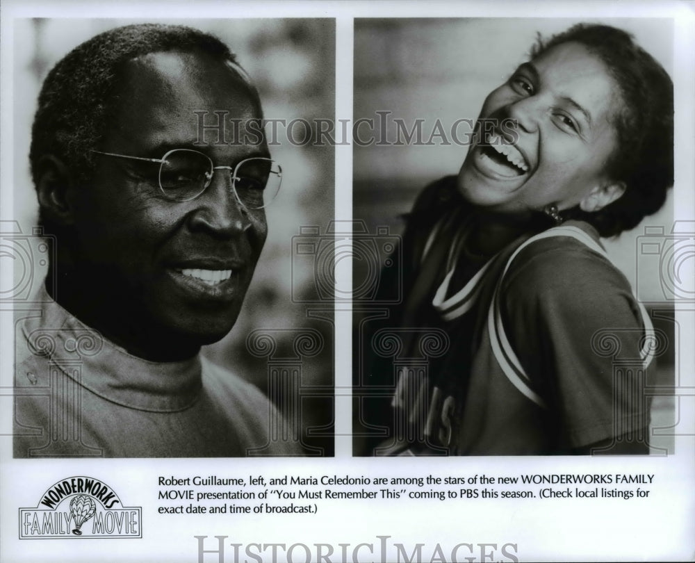 Press Photo Robert Guillaume & Maria Celedonio in 'You Must Remember This." - Historic Images