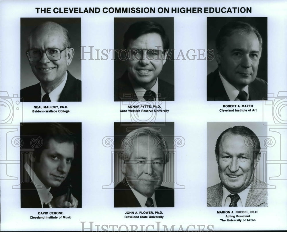 Press Photo Cleveland Commission on Higher Education - cvb23134 - Historic Images