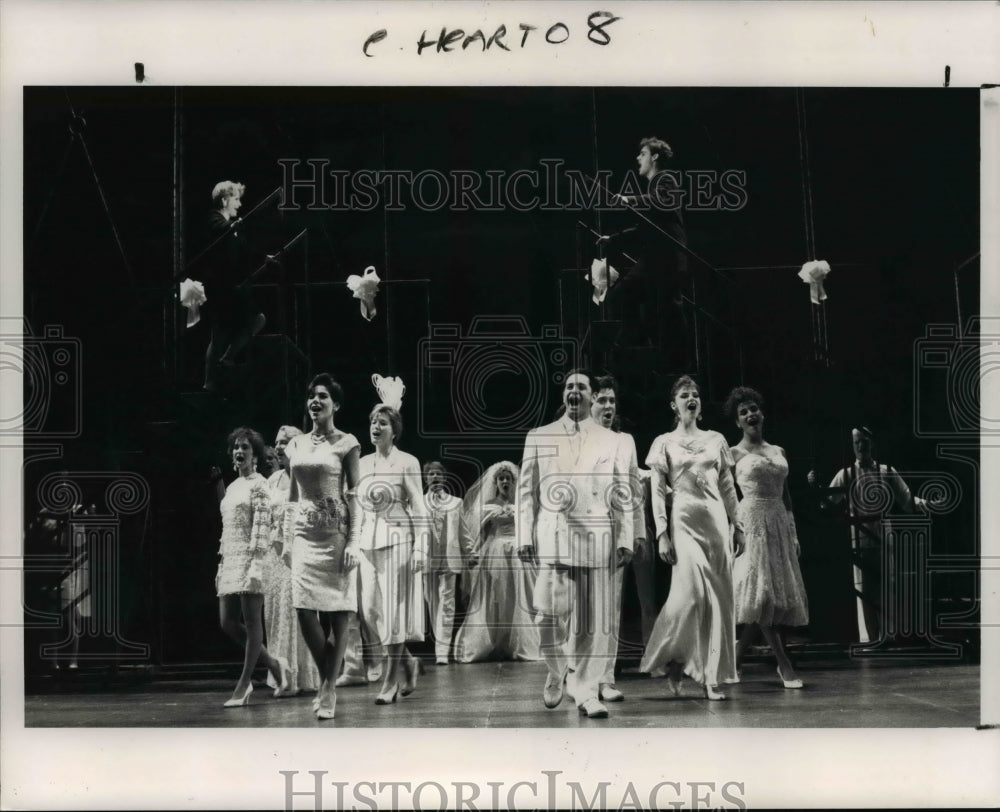 1990, Hearts Desire company performs at The Cleveland Play House - Historic Images