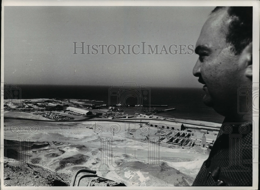 1973 Press Photo Mahmoud Ibrahim Allam-Morgan OIl Field-Egypt - cvb23178 - Historic Images