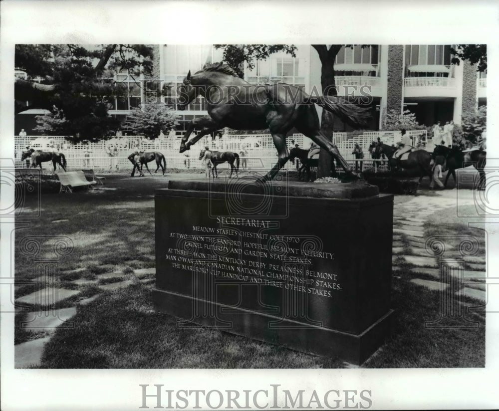 1985 Press Photo Belmont Park - cvb23260 - Historic Images