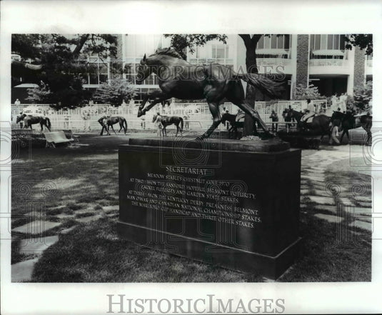1985 Press Photo Belmont Park - cvb23260 - Historic Images
