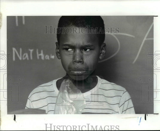 1985 Press Photo Children PD Taste Test - cvb23281 - Historic Images