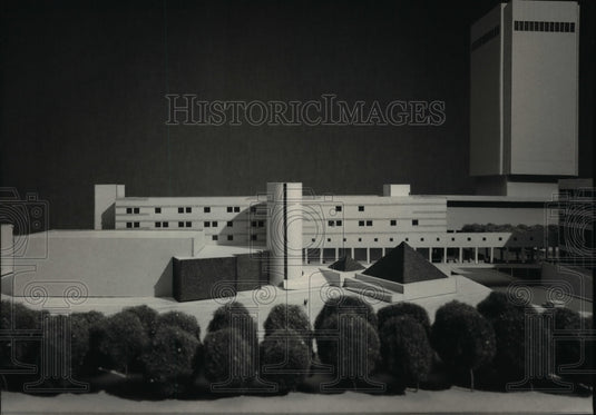 1990 Press Photo Music & Communication Building, Cleveland State University-Historic Images