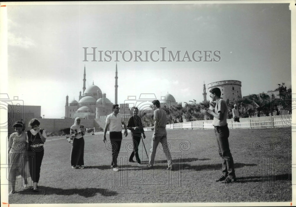 1988 Press Photo Citadel Garden, Cairo, Egypt - cvb23340 - Historic Images
