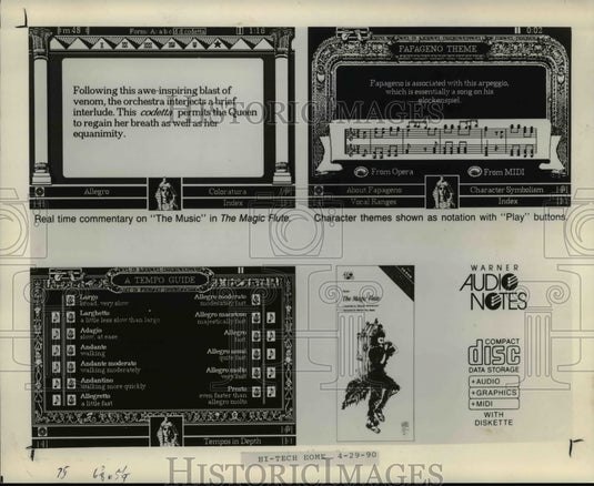 1990 Press Photo Compact Disc - cvb23443 - Historic Images