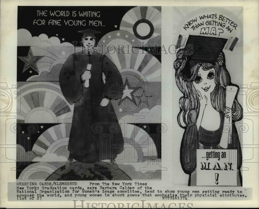 1974 Womens Liberation "Sexiest" greeting cards-Historic Images
