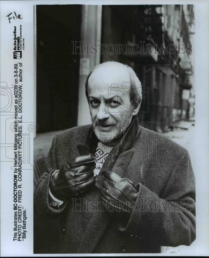 1989 Press Photo E. L . Doctorow - cvb23647-Historic Images