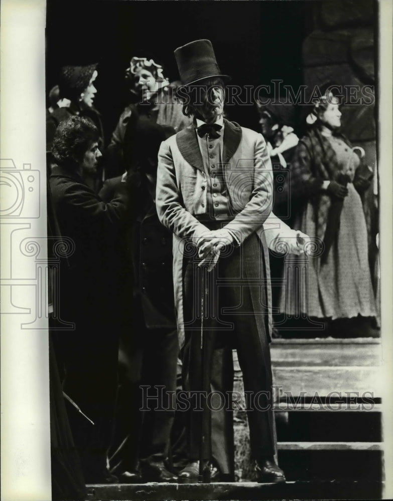 1984 Press Photo Jerome Hines As Swallow Benjamin Britten&#39;s Peter Grimes Opera - Historic Images