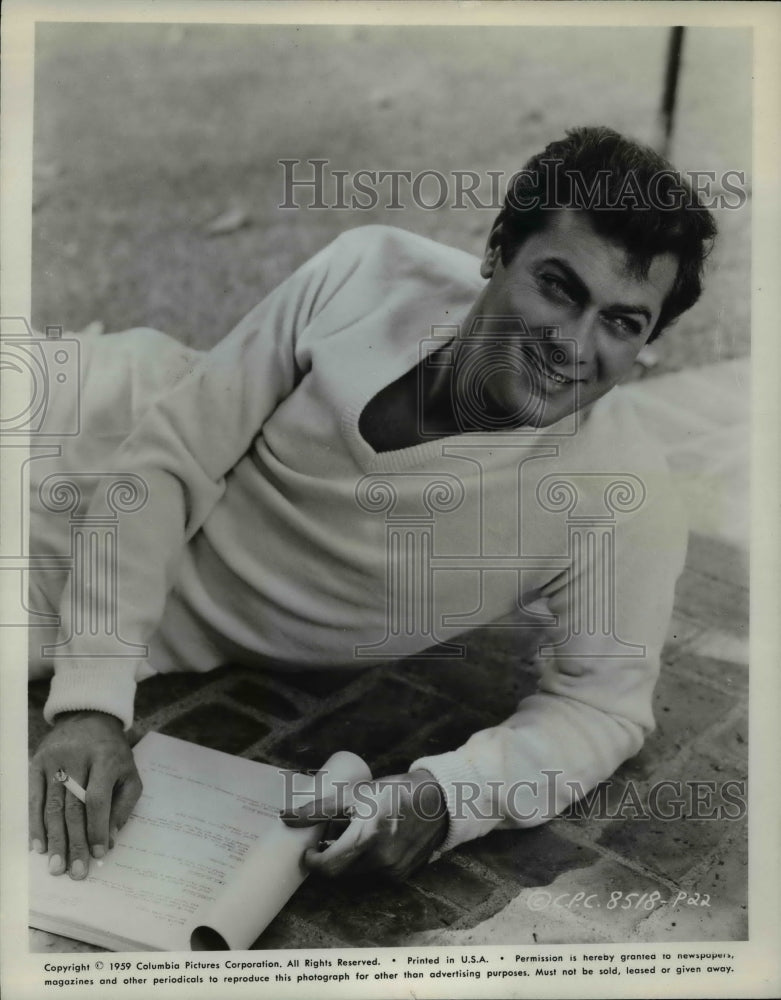 1959 Tony Curtis stars in "Who was that lady?" a Columbia release-Historic Images