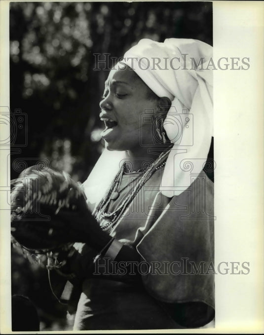 1980 Press Photo Oyotunji Kingdom - South Carolina - cvb23974 - Historic Images