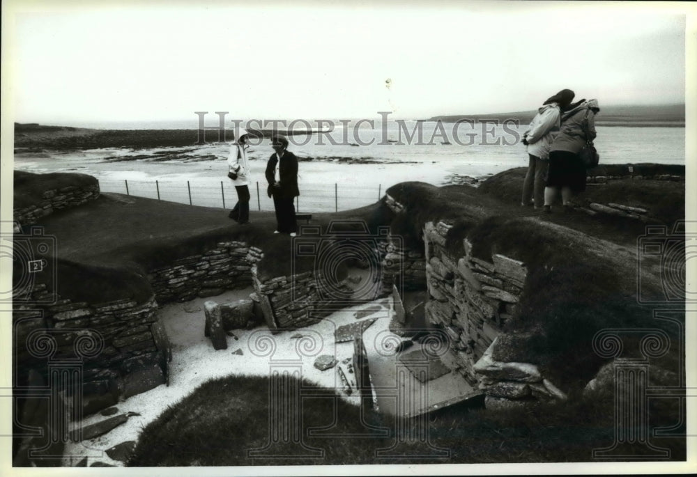 1987 Press Photo Scara Brae, Orkney, Scotland - cvb24267 - Historic Images