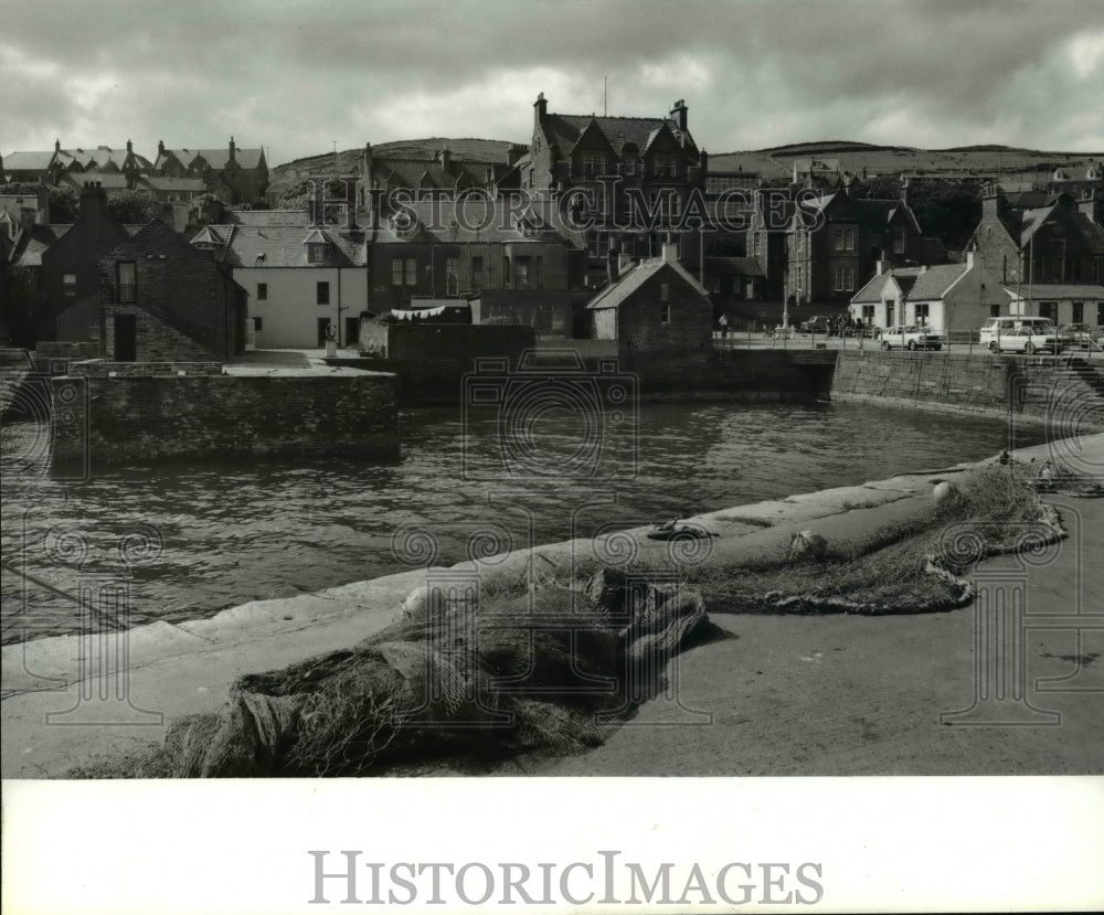 1982 Press Photo The Orkney Islands, just off the north coast of Scotland - Historic Images