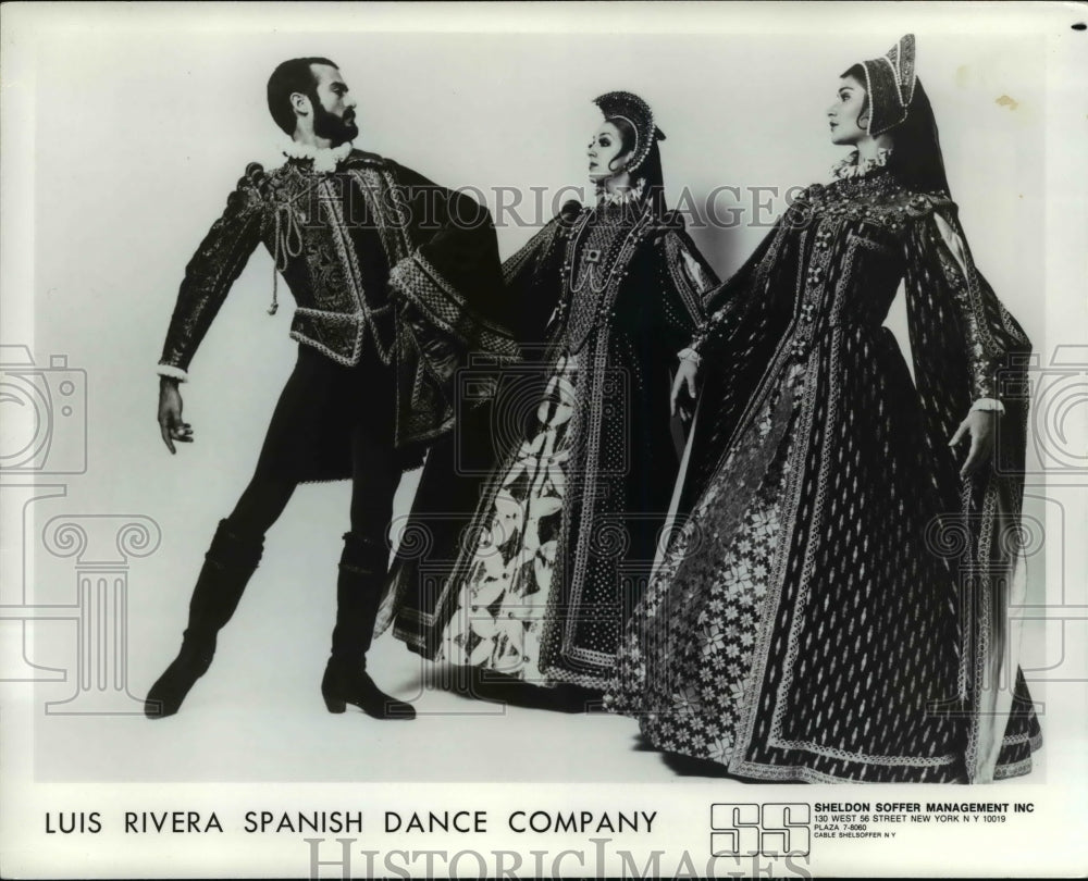 1980 Press Photo Luis Rivera Spanish Dance Company - cvb24317 - Historic Images