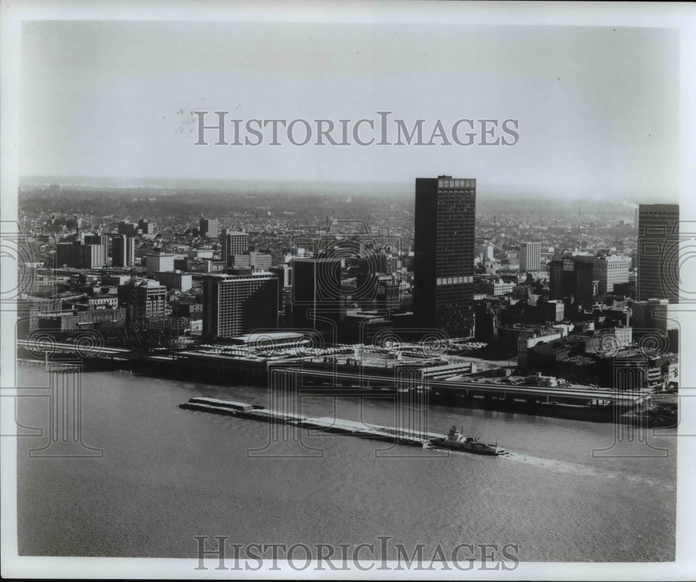1980 Press Photo Louisville skyline Kentucky - cvb24354 - Historic Images