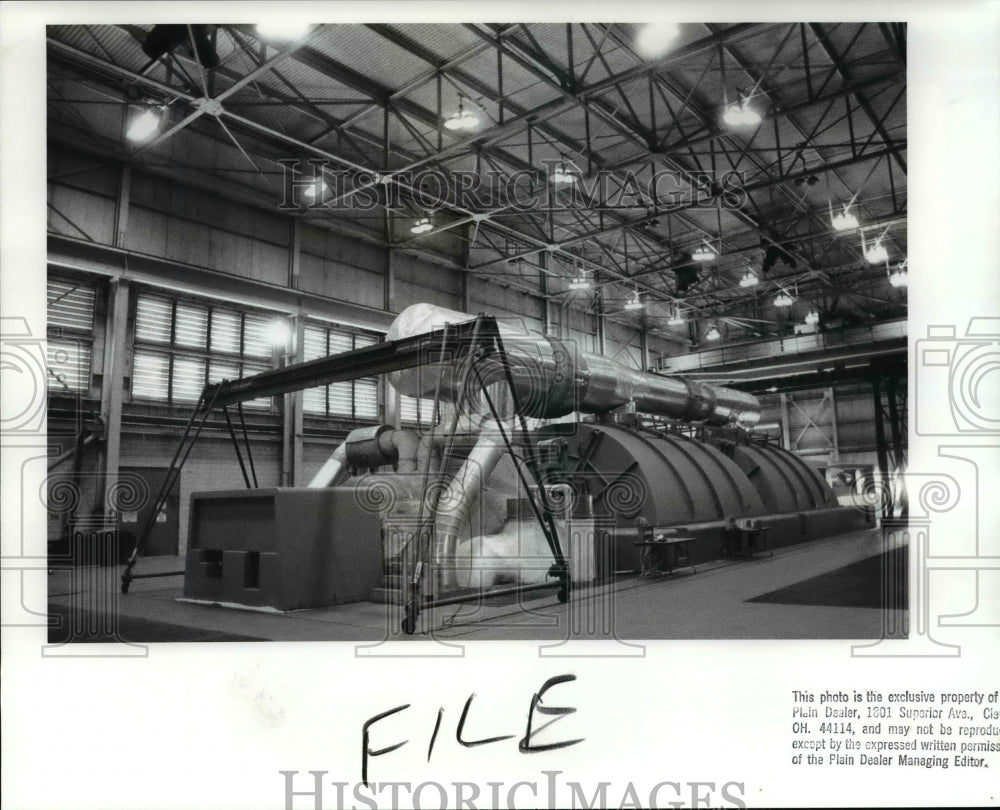 1988 Press Photo: CEI Energy Plant in Eastlake - cvb24524 - Historic Images