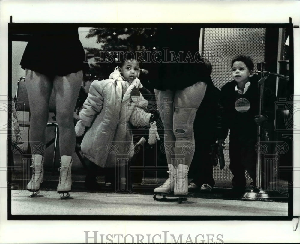 1987 Press Photo Crystal Jacobs, William Scott-Academy Child care - cvb24623 - Historic Images