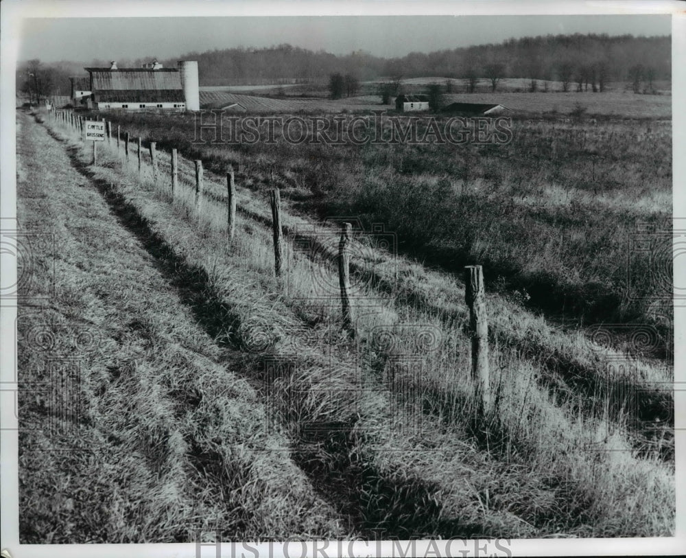 1978 Press Photo The 355-acre Green Valley Dairy Farm outside Jackson - Historic Images