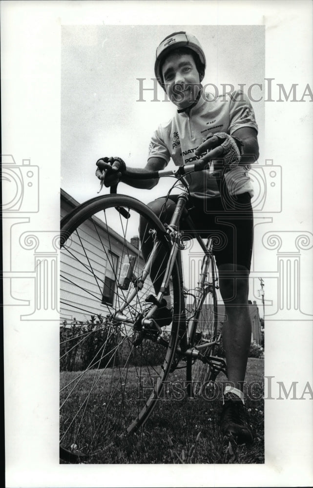 1988 Press Photo Biker Duane Mierzejecoski - cvb25018 - Historic Images