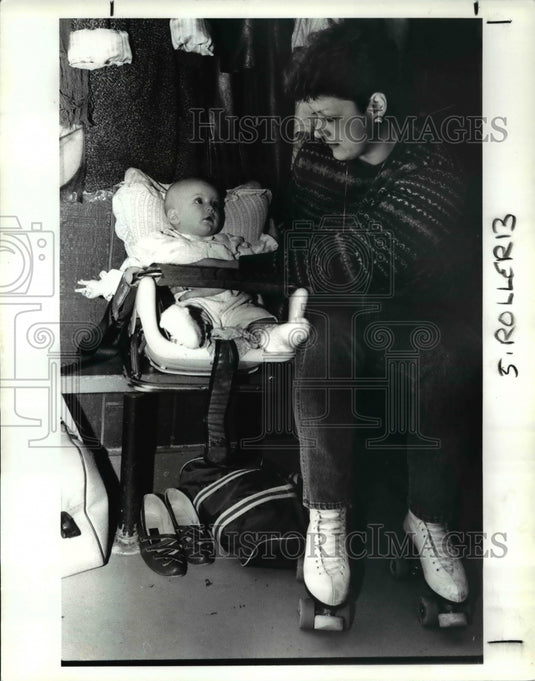 1987 Press Photo Roller Skating - cvb25028- Historic Images