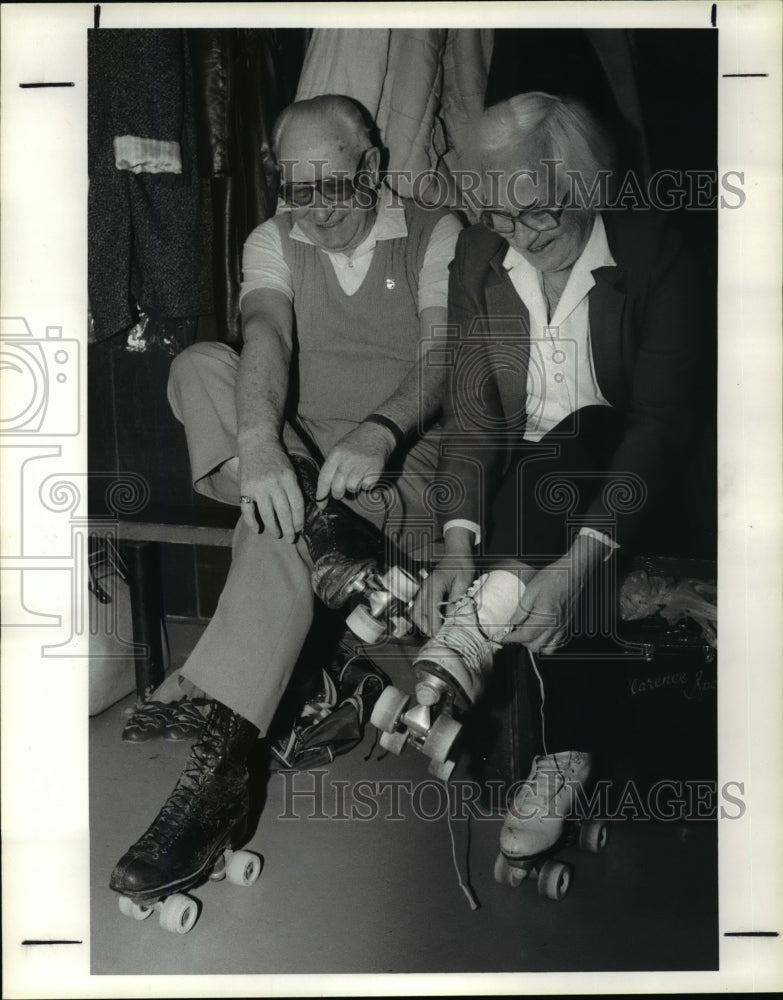 1987 Press Photo Roller Skating - cvb25031 - Historic Images