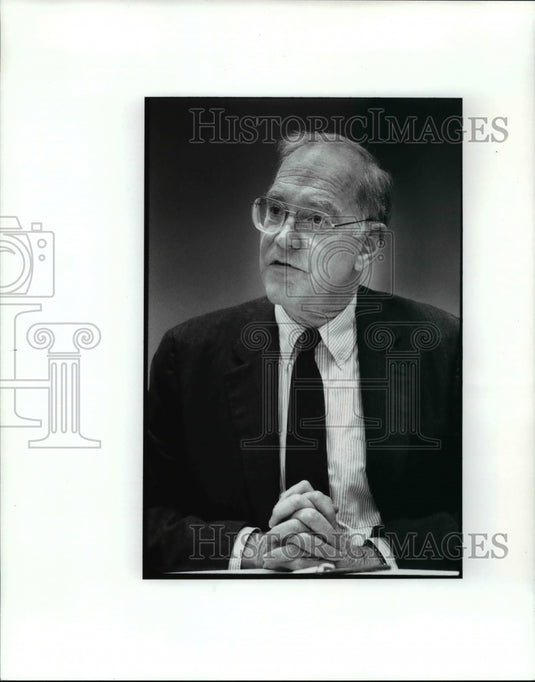 1989 Press Photo Frank Boren National Chairman of the Nature Conservancy - Historic Images