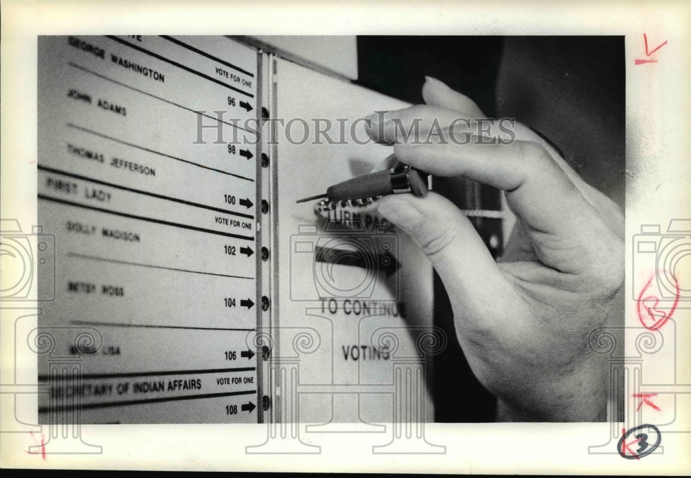 1979, Voting system - cvb25256 - Historic Images