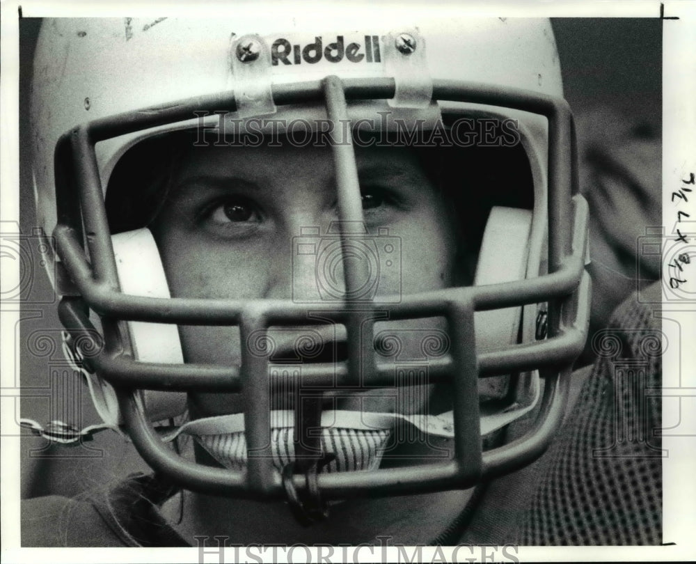 1991 Press Photo Jaime Butler-reserve offensive tackle - cvb25282 - Historic Images