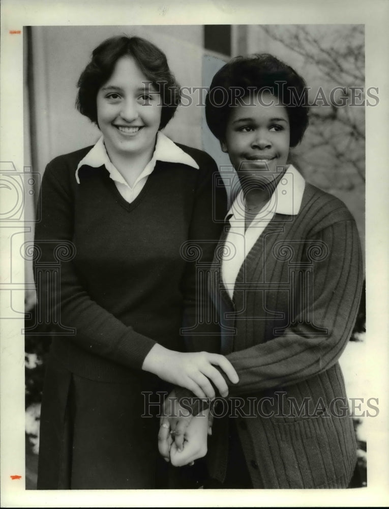 1980 Press Photo Dianne Gut and Marlene Hyman - cvb25287 - Historic Images